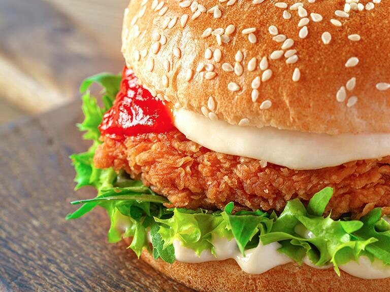 برجر دجاج | chicken Crunchy burger