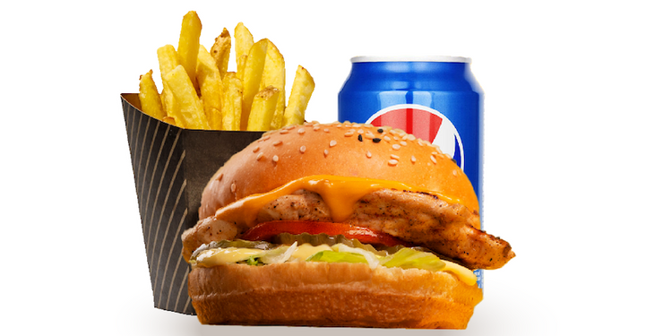 برقر دجاج وجبه | Chicken burger Meal